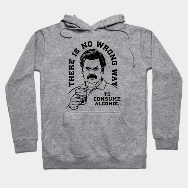 Ron Swanson Ron Swanson Hoodie TeePublic